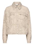 Cmlacey-Jacket Is A Trucker Jacket In A Premium Lace Material With Lon...