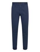 Chino_Tapered Bottoms Trousers Chinos Blue BOSS