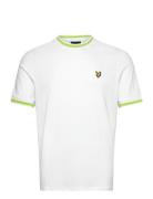 Multi Tipped T-Shirt Tops T-shirts Short-sleeved White Lyle & Scott