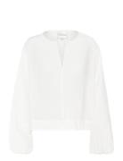 Lilomw Blouse Tops Blouses Long-sleeved White My Essential Wardrobe
