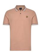 Multi Tipped Polo Shirt Tops Polos Short-sleeved Beige Lyle & Scott