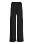 Pointella Volan Pants Bottoms Trousers Straight Leg Black Mads Nørgaar...