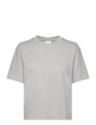 Basic Tee Tops T-shirts & Tops Short-sleeved Grey Gina Tricot