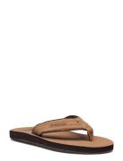 Carver Nubuck Flipflopit Rantasandaalit Sandaalit Beige Quiksilver