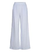 Colin Yd Tonya Pants Bottoms Trousers Wide Leg Blue Mads Nørgaard