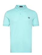The Fred Perry Shirt Tops Polos Short-sleeved Blue Fred Perry