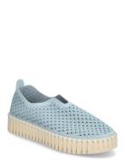 Tulip Slip-In On Plateau Sole Tennarit Sneakerit Blue Ilse Jacobsen