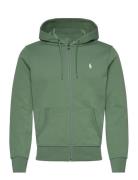 Double-Knit Full-Zip Hoodie Tops Sweat-shirts & Hoodies Hoodies Green ...