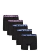 Cotton Stretch Boxer 7P Bokserit Black Björn Borg