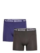 Bamboo Boxer 2P Bokserit Black Björn Borg