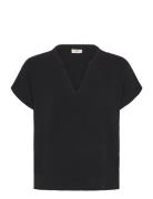 Jdylion Life S/S Top Wvn Noos Tops T-shirts & Tops Short-sleeved Black...