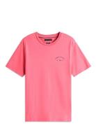 Hilfiger Hotel Tee Tops T-shirts Short-sleeved Pink Tommy Hilfiger