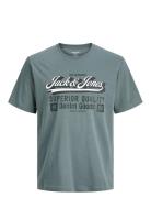 Jjelogo Tee Ss O-Neck 2 Col Aw25 Sn Tops T-shirts Short-sleeved Grey J...