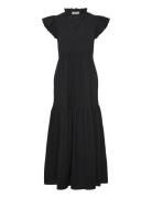 Mmwaldy Izha Dress Maksimekko Juhlamekko Black MOS MOSH