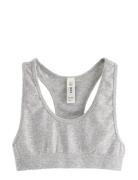 Top Seamless Melange Night & Underwear Underwear Tops Grey Lindex