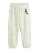 Bird Emb Neps Sweatpants Bottoms Sweatpants Cream Mini Rodini