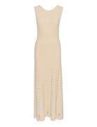 Gzmuriel Dress Maksimekko Juhlamekko Beige Gestuz