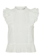 Vmkammy Sl High Neck Top Vma Tops Blouses Sleeveless White Vero Moda