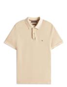 Garment Dye Reg Polo Tops Polos Short-sleeved Beige Tommy Hilfiger