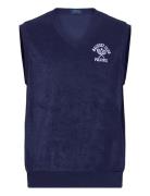 Embroidered Terry Vest Liivi Navy Polo Ralph Lauren