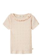 Nmfhulla Hua Ss Slim Top Lil Tops T-shirts Short-sleeved Pink Lil'Atel...