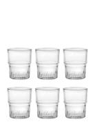 Dricks X 6 Empilable Duralex® Home Tableware Glass Drinking Glass Nude...