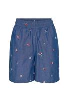 Nuzira Shorts Bottoms Shorts Casual Shorts Blue Nümph