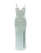 Lois Sequin Maxi Dress Maksimekko Juhlamekko Blue Bardot