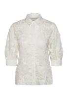 Pust Tops Shirts Short-sleeved White Munthe