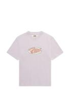 Wbbaine Catch Tee Tops T-shirts Short-sleeved Purple Woodbird