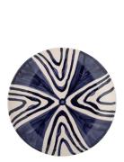Shama Plate Home Tableware Plates Dinner Plates Blue Bloomingville