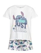 Pyjama Pyjamasetti Pyjama White Lilo & Stitch