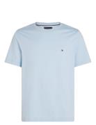 Ess Seasonal Reg Fit Solid Tee Tops T-shirts Short-sleeved Blue Tommy ...