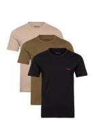 T-Shirt Rn Triplet P Tops T-shirts Short-sleeved Multi/patterned HUGO