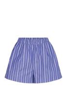 Poplin Shorts Bottoms Shorts Casual Shorts Blue Gina Tricot