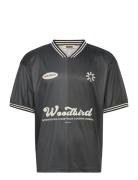 Wbbeam Sports Tee Tops T-shirts Short-sleeved Black Woodbird