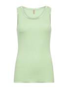 Sc-Ryan Tops T-shirts & Tops Sleeveless Green Soyaconcept