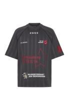 Sponsored Football Jersey Ss Tops T-shirts Short-sleeved Black HAN Kjø...