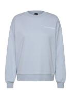 Embroidery Sweater Tops Sweat-shirts & Hoodies Sweat-shirts Blue Gina ...