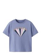 Nmfkatinka Ss Nreg Top Pb Tops T-shirts Short-sleeved Purple Name It