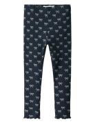 Nmfkarinna Xsl Legging Bottoms Leggings Navy Name It