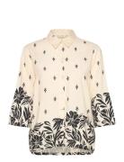 Jdymaggie Life Loose 3/4 Shirt Wvn Tops Shirts Long-sleeved Cream JDY