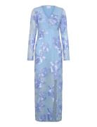 Kameyella C Dress Maksimekko Juhlamekko Blue Noella