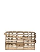 Lg Wllt On Chn Xbody Bags Crossbody Bags Gold Michael Kors
