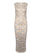 Sutton Dress Polvipituinen Mekko Grey Noella