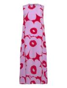 Migot Unikko Polvipituinen Mekko Pink Marimekko