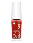 Minilack Oxygen Färg A807 Kynsilakka Meikki Red Depend Cosmetic