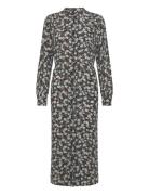 Reg Floral Print Dress Polvipituinen Mekko Multi/patterned GANT