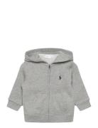 Fleece Full-Zip Hoodie Tops Sweat-shirts & Hoodies Hoodies Grey Ralph ...