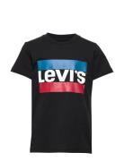 Sportswear Logo Tee Tops T-shirts Short-sleeved Blue Levi's